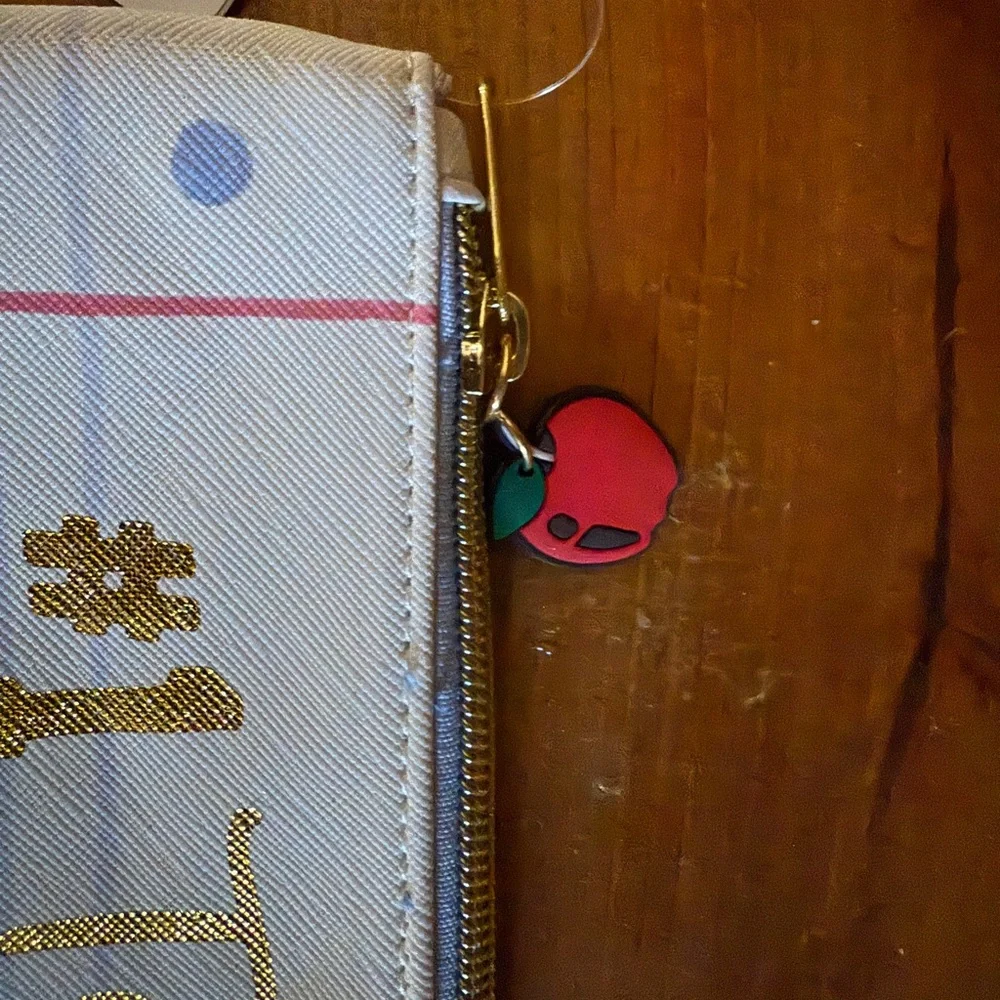 #1 Teacher Pencil Case - White and Red